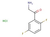 2-<span class='lighter'>Amino</span>-1-(2,5-<span class='lighter'>difluorophenyl</span>)ethanone hydrochloride