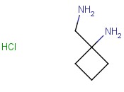 1-(<span class='lighter'>Amino</span>methyl)cyclobutanamine hydrochloride
