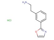 2-(3-(OXAZOL-2-YL)PHENYL)<span class='lighter'>ETHANAMINE</span> HYDROCHLORIDE