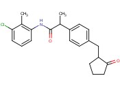 N-(3-chloro-2-methylphenyl)-2-(4-((2-oxocyclopentyl)methyl)phenyl)propanamide