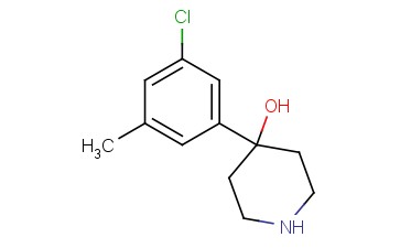 4-Piperidinol, 4-(3-chloro-5-methylphenyl)-