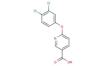 3-Pyridinecarboxylic acid, 6-(3,4-dichlorophenoxy)-
