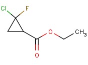 Ethyl 2-chloro-2-fluorocyclopropanecarboxylate