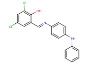 2,4-<span class='lighter'>dichloro</span>-6-[(E)-{[4-(phenyl<span class='lighter'>amino</span>)phenyl]imino}methyl]phenol