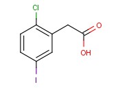 Benzeneacetic acid, 2-chloro-5-iodo-