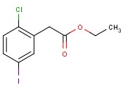 Benzeneacetic acid, 2-chloro-5-iodo-, ethyl ester