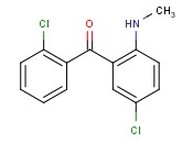 2'-<span class='lighter'>Chloro-2-methylamino</span>-5-chlorobenzophenone