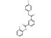 N-(2-chlorophenyl)-3-(2-(4-chlorophenyl)acetyl)benzamide
