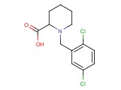 1-(<span class='lighter'>2,5-DICHLOROBENZYL</span>)<span class='lighter'>PIPERIDINE-2-CARBOXYLIC</span> ACID