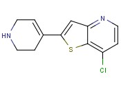 7-<span class='lighter'>chloro</span>-2-(1,2,3,6-tetrahydropyridin-4-yl)thieno[<span class='lighter'>3,2</span>-b]pyridine