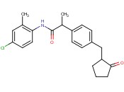 N-(4-chloro-2-methylphenyl)-2-(4-((2-oxocyclopentyl)methyl)phenyl)propanamide