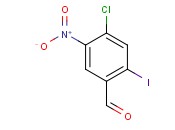 4-Chloro-2-<span class='lighter'>iodo</span>-5-nitrobenzaldehyde