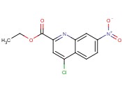 ETHYL 4-<span class='lighter'>CHLORO-7-NITROQUINOLINE-2-CARBOXYLATE</span>
