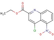 ETHYL 4-<span class='lighter'>CHLORO-5-NITROQUINOLINE-2-CARBOXYLATE</span>