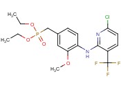 diethyl 4-((6-<span class='lighter'>chloro</span>-3-(trifluoromethyl)pyridin-2-yl)<span class='lighter'>amino</span>)-3-methoxybenzylphosphonate