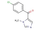 (4-chlorophenyl)(1-methyl-1H-imidazol-5-yl)methanone