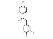 1-(4-CHLOROPHENYL)-2-(3,4-<span class='lighter'>DIFLUOROPHENYL</span>)ETHANONE