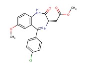 (R)-methyl 2-(5-(4-chlorophenyl)-7-methoxy-2-oxo-<span class='lighter'>2,3-dihydro</span>-1H-benzo[e][1,4]diazepin-3-yl)acetate