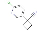 1-(6-chloropyridin-3-yl)cyclobutanecarbonitrile