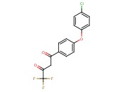 1-(4-(4-chlorophenoxy)phenyl)-4,4,4-trifluorobutane-1,3-dione