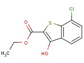 Ethyl 7-chloro-3-hydroxybenzo[b]<span class='lighter'>thiophene</span>-2-carboxylate