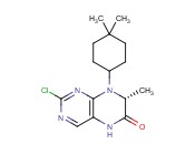 6(5H)-Pteridinone, 2-chloro-8-(4,4-dimethylcyclohexyl)-7,8-dihydro-7-methyl-, (7R)-