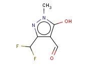 3-(DIFLUOROMETHYL)-5-HYDROXY-1-METHYL-1H-PYRAZOLE-4-<span class='lighter'>CARBALDEHYDE</span>
