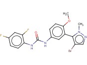 1-[3-(4-<span class='lighter'>溴</span>-1-甲基-1H-<span class='lighter'>吡唑</span>-5-基)-4-甲氧基苯基]-3-(2,4-二氟苯基)脲