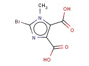 2-溴-1-甲基-1H-咪唑-4,5-<span class='lighter'>二羧酸</span>
