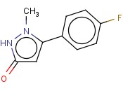 5-(4-FLUORO-PHENYL)-<span class='lighter'>1-METHYL-1,2</span>-DIHYDROPYRAZOL-3-ONE