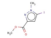 5-碘-1-<span class='lighter'>甲基</span>吡唑-3-甲酸<span class='lighter'>甲</span><span class='lighter'>酯</span>