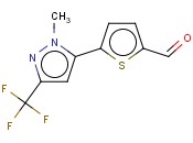 2-[1-Methyl-3-(trifluoromethyl)pyrazol-5-yl]-thiophene-5-carboxaldehyde