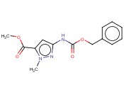METHYL 3-CARBOBENZYLOXYAMINO-1-METHYLPYRAZOLE-5-CARBOXYLATE