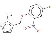 5-[(4-FLUORO-2-NITROPHENOXY)METHYL]-1-METHYL-1H-PYRAZOLE