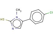 5-(4-氯苯基)-1-甲基-1H-咪唑-2-<span class='lighter'>硫醇</span>