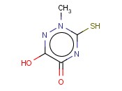 1,2,4-TRIAZIN-2-METHYL-6-HYDROXY-3-THIO-5-ONE
