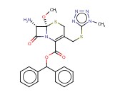 7BETA-AMINO-7A-METHOXY-3-[[(1-METHYL-1H-TETRAZOL-5-YL)THIO]-3-CEPHEM-4-CARBOXYLATE] DIPHENYLMETHYL