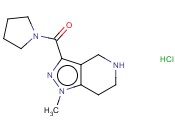 1-Methyl-3-(pyrrolidin-1-ylcarbonyl)-4,5,6,7-tetra hydro-1H-pyrazolo[4,3-c]pyridine hydrochloride