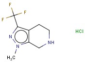 1-甲基-3-(三氟甲基)-4,5,6,7-四氢-1H-吡唑[3,4-C]<span class='lighter'>吡啶</span><span class='lighter'>盐酸盐</span>