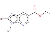 METHYL 2-BROMO-3-METHYL-3H-IMIDAZO[4,5-B]PYRIDINE-6-CARBOXYLATE