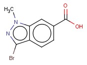 3-<span class='lighter'>BROMO-1-METHYL-1H-INDAZOLE-6-CARBOXYLIC</span> ACID