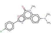 2-(4-CHLOROPHENYL)-7-(DIMETHYLAMINO)-5-METHYL[1,3]OXAZOLO[5,4-C]QUINOLIN-4(5H)-ONE