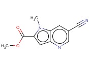 METHYL 6-CYANO-1-METHYL-1H-<span class='lighter'>PYRROLO</span>[<span class='lighter'>3,2</span>-B]PYRIDINE-2-<span class='lighter'>CARBOXYLATE</span>