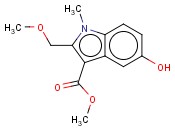 1H-INDOLE-3-CARBOXYLIC ACID, 5-HYDROXY-2-(METHOXYMETHYL)-1-METHYL-, METHYL ESTER