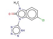 1,3-DIHYDRO-5-CHLORO-1-METHYL-3-(1H-TETRAZOL-5-YL)-2H-BENZIMIDAZOL-2-ONE