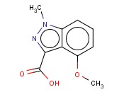 4-<span class='lighter'>METHOXY</span>-1-METHYL-1H-INDAZOLE-3-CARBOXYLIC ACID