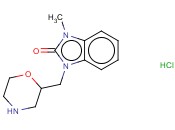 1-甲基-3-(<span class='lighter'>吗</span><span class='lighter'>啉</span>-2-<span class='lighter'>基</span>甲基)-1,3-二氢-2H-苯并咪唑-2-酮盐酸 (1:1)