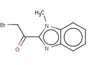 2-溴-1-(1-<span class='lighter'>甲基</span>-1H-<span class='lighter'>苯并咪唑</span>-2-基-1-乙酮