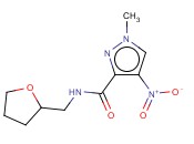 1-METHYL-4-NITRO-N-(TETRAHYDROFURAN-2-YLMETHYL)-1H-PYRAZOLE-3-CARBOXAMIDE