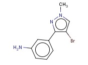 3-(4-<span class='lighter'>溴</span>-1-甲基-1H-<span class='lighter'>吡唑</span>-3-)苯胺